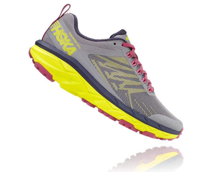 Hoka Australia One One Challenger ATR 5 - Womens Trail Shoes Grey - LXHUN-7893